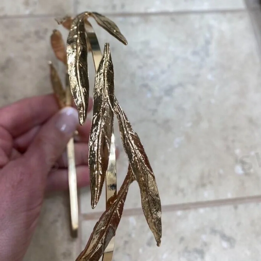 New Gold Leaf Headband Bridal ✨✨✨💕💕 Elegant